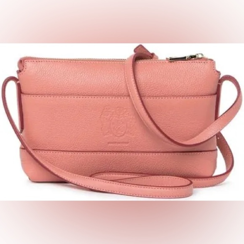 Bruno Magli Easy Leather Crossbody Bag - Picture 13 of 15